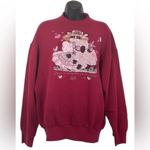Vintage Cute Cow sweatshirt